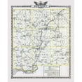 thumbnail image 2 of Warner 20x24 Black Ornate Wood Framed with Double Matting Museum Art Print Titled - Johnson County  Illinois - Warner 1876, 2 of 4