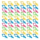thumbnail image 2 of Paquete de 60 clips de fijación de bobina, de silicona, anticaídas, en forma de pezón, bordados, abrazaderas de carrete para máquina de coser, acolchado, 6 colores, 4,5 cm de largo, 2 of 14