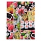 thumbnail image 2 of Cortinas con impresión 3D de comida de sushi para ventana, decoración de cocina y sala de estar, 150 x 166 cm 150 x166cm, 2 of 9