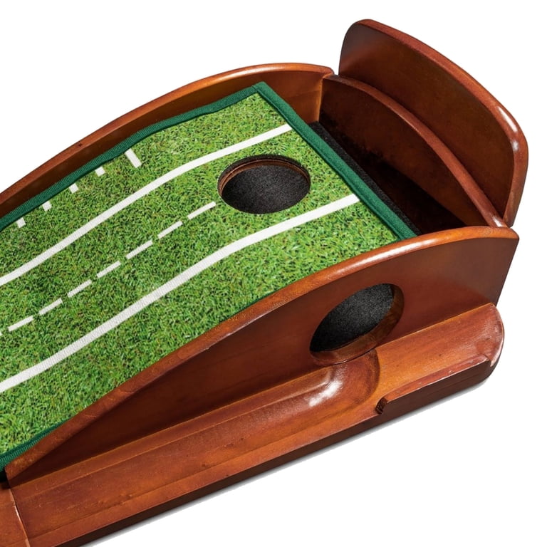 Perfect Practice Indoor Golf Putting Green, 8' Compact, Crystal