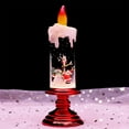 thumbnail image 4 of Decoración Navideña Vela Navideña Luces Nocturnas Adorno Navideño Cena Romántica a La Luz de Las Velas Luces de Estrellas de Mesa Regalos de Escritorio Capacidad de Líquido (100 Ml), 4 of 6
