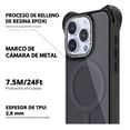 thumbnail image 4 of Funda Transparente Uso Rudo Ultra Bounce para iPhone 13 Pro Negro Magsafe MR. GADGETS, 4 of 8