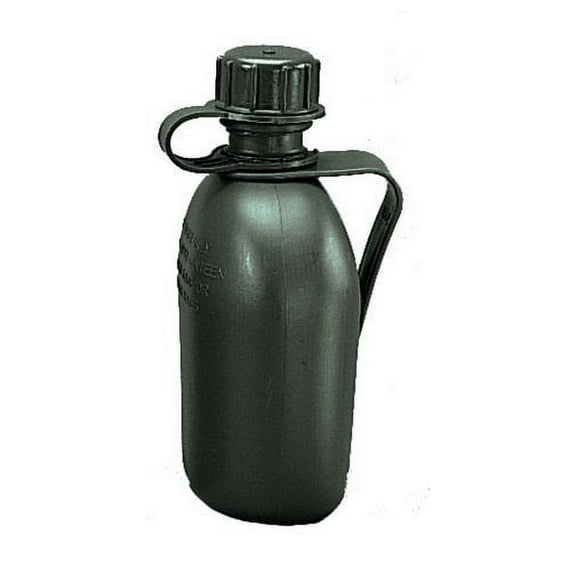 Rothco Genuine G.I 3-Piece Canteen with Clip, 1 qt, Olive Drab