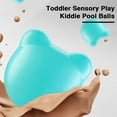 thumbnail image 5 of 100Pcs Baby Ball Pits Flexible Colorful Bear Head Ocean Ball Practice Grip Emotional Comfort BPA Free Plastic Pool Ball Toy, 5 of 5