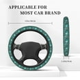 thumbnail image 5 of Bingfone Lephants In The Jungle Steering Wheel Cover - Universal 15 Inches Car Steering Wheel Covers Grip Auto Internal Accessories, 5 of 7