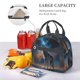 thumbnail image 5 of Disketp Lonely Night Sky Wolf Lonchera Térmica para Mujer y Hombre, Bolsa de Almuerzo Reutilizable e Impermeable para Trabajo, Viajes y Picnic, 5 of 7