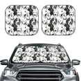 thumbnail image 6 of Lsque Labrador Retriever Dog 2 PCS Windshield Sun Shade | CarFoldable Window Covers | Car Accessories Reflect UV for Universal Cars SUV Truck | Medium, 6 of 7