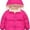 Rose Red, variant on Toddler Baby Hooded Jacket Boys Girls Kids Thicken Warm Winter Coat Outerwear 1-7T