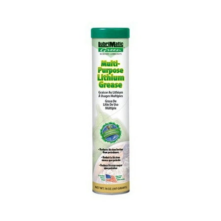 Plews Plews - Lubrimatic Green Multi-Purpose Grease Biobased Lubricant 14Ozcartr Multi-Purpose: 570-10301 - biobased lubricant 14ozcartr multi-purpose