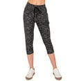 thumbnail image 2 of ALWAYS Capri Jogger Pants, Women's Casual Slim Sweatpants, Black L, 2 of 7