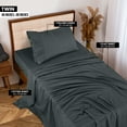thumbnail image 5 of Utopia Bedding Solid 3 Piece Bed Sheets Set For Adults - Microfiber, Fade Resistant (Twin, Grey), 5 of 6