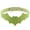 Green, variant on Women PU Leather Punk Choker Necklace Goth Choker Collar Waist Belt Gothic