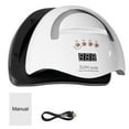 thumbnail image 2 of 1 Set Nail Art Lamp 66 Lights 260W Fast Drying Automatic Sensor LCD Digital Display EU Plug Large Space Nail UV Lamp for Nail Salon, 2 of 8