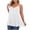 White, variant on BLVB Plus Size Camisole for Women Casual Flowy Cami Adjustable Spaghetti Strap Tank Top Summer Loose Beach Vacation Clothes L-5XL
