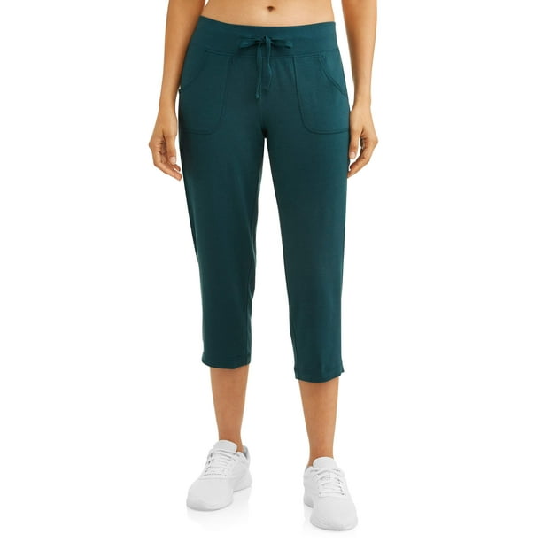 Athletic Works Women's Athleisure Core Knit Capris