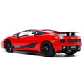 thumbnail image 5 of Lamborghini Gallardo Superleggera Red with Black Stripes "Hyper-Spec" Series 1/24 Diecast Model Car by Jada, 5 of 5