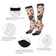 thumbnail image 3 of KLL Guitar Skull rock Print Cool Socks Men's Women's Crew Socks Funny Crazy Novelty Stockings, 3 of 6