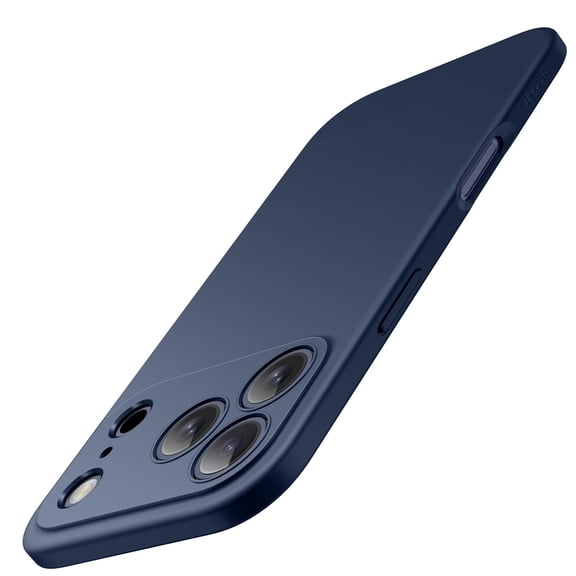 JETech Slim Fit Case for iPhone 17 Pro Max 6.9-Inch, Camera Lens Full Protection, Soft TPU Thin Protective Phone Cover with Matte Finish, Shockproof (Dark Blue)