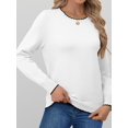thumbnail image 4 of Women's Crewneck Sweater White M, 4 of 9