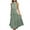 Green, variant on SHENGXINY Women's High Neck Sleeveless Summer Dresses Sexy Polka Dot Evening Sling Long Maxi Sun Dress Casual Bandage Beach Party Club Dress