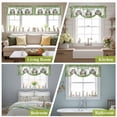 thumbnail image 6 of Happy Easter Day Tie Up Valances Curtain, Spring Bunny on Track Egg Grass Flower Country Adjustable Rod Pocket Short Window Treatment Tie Up Curtains Valances for Kitchen Bathroom 42x18 Inches, 6 of 9