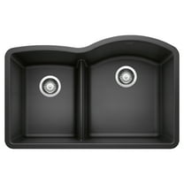 Blanco 441598 32" Undermount DIAMOND 1-3/4 with Low Divide Reverse SILGRANIT Sink Anthracite