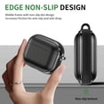 thumbnail image 5 of Leather Texture Design Case for AirPods Pro 3, Soft Silicone Shockproof Cover for Airpods Pro 3rd Generation 2025 with Carabiner, 5 of 10