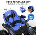 thumbnail image 5 of TOKTOO 24V Ride On Car for Big Kids, 4x200W Motors Kids ATV with Remote Control, Suspension, Music & LED Lights, Ride On Toys for Big Kids Ages 3-12, Blue, 5 of 7