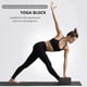thumbnail image 3 of 2X Conjunto de Bloque de Yoga Y Correa de Yoga Espuma EVA Bloques de Yoga Antideslizantes Suaves Universal Ejercicios de Estiramiento Y Tonificación Negro, 3 of 5