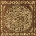 thumbnail image 1 of Ahgly Company Indoor Square Oriental Brown Industrial Area Rugs, 8' Square, 1 of 4