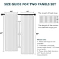 thumbnail image 4 of Out Curtains Cream out Curtains For Bedroom Long Chenille Curtains With Coating Back Thermal Insulated Living Room Nursery Drapes ” W x ” L Natural(Not, 4 of 7