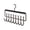 #2 Brown - 8 Hooks, variant on Dmlowu Belt Hanger for Closet, 8 Hooks Wooden Hangers with Sturdy Menatl Hooks, Clothes Hangers for Ties Scarves Vests Accessories