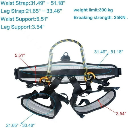 Climbing Treestand Tree Working Safety Safe Seat Belt for Outdoor Tree Climbing Large Size$$Sport & Recreation Other