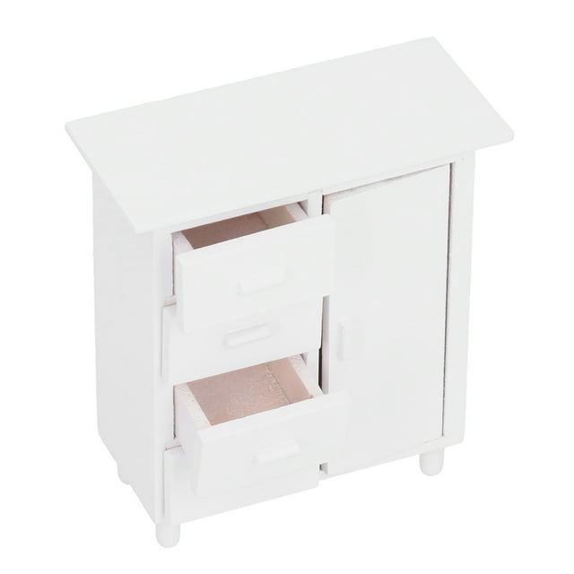 Muebles De Juguete, Gabinete De Casa De Muñecas De Madera, Gabinete En Miniatura único Y Encantador, Sala De Estar Familiar Para Niños De Interior