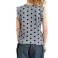 thumbnail image 4 of AUNVITO Girls Polka Dot Print Sleeveless Round Neck Tank Top Casual Fashion, 4 of 5