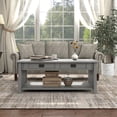thumbnail image 6 of Furniture of America Carl Lift-Top Wood Antique Gray Coffee Table, 6 of 12