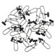 thumbnail image 2 of 20 piezas de deslizador con cremallera de resistencia para sedal con deslizador deslizante con, 2 of 7
