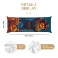 thumbnail image 2 of Halloween Body Pillow Cover, Halloween Skeleton Spider Halloween Decorations Body Pillow Cases with Zipper Soft Smooth Skin Friendly Long Pillow Case 20x54 inches, 1Pcs, 2 of 6