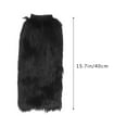 Axio 40cm Faux Fur Leg Warmer Plush Fashion Long Leg Warmer Boot Cuffs