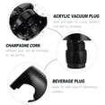 thumbnail image 3 of AURARMLET 2Ud Tapones Negro Para De Vino Con De Airtight, 3 of 8