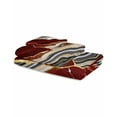 thumbnail image 2 of Red Marble Towel Set of 3, Soft Microfiber Bath Towels, Hand Towel, Washcloths, Grey Gold Texture Vintage Farmhouse Art Quick-Dry Absorbent Towels for Bathroom Kitchen Hotel Beach Gym Spa, 2 of 7