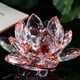 thumbnail image 3 of Ramo de flores de loto de cristal - Objeto artesanal Decoración interior moderna - Accesorios de decoración del hogar, Regalo para cumpleaños, Boda, Cristales de vidrio, Parte, 3 of 3