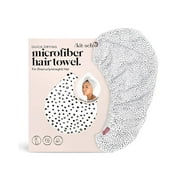 Kitsch Super Absorbent Microfiber Hair Towel Wrap, Micro Dot, 1 Count