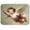 Cupid Holding An Arrow, variant on Kitchen Drying Mat Super Absorbent Heat Resistant Reversible & Foldable With Hanging Loop Peach Fairy