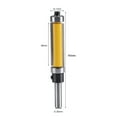 thumbnail image 5 of Edge Treatment & Grooving Router Bits, 1/2 Inch Flush Trim Top and Bottom Bearing Router Bit 1/4-Inch Shank, 5 of 5