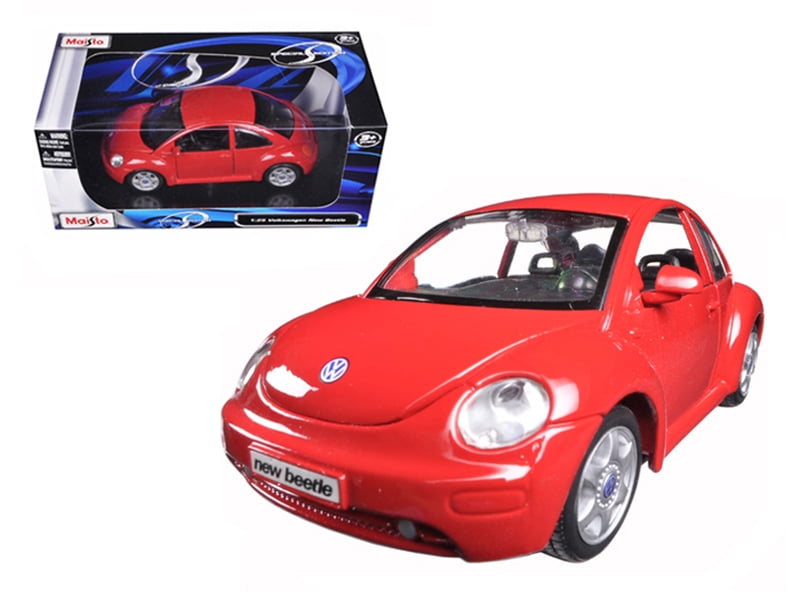 Maisto 1:25 Scale Volkswagen New Beetle Red Diecast Model Car - Walmart.com