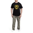 thumbnail image 5 of CafePress - I Like Trains Men's Dark Pajamas - Men's Dark Loose Fit Cotton Pajama Set, 5 of 7