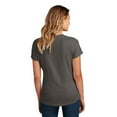 thumbnail image 2 of District Adult Female Women Plain Short Sleeves T-Shirt Hthrd Charcoal X-Large, 2 of 4