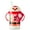 red, variant on Light-Up Plastic Santa Sippy Cup with Dome Lid and Straw, Red, 16 fl oz, by Holiday Time