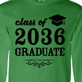 thumbnail image 4 of Inktastic Class of 2036 Graduate with Graduation Cap Long Sleeve T-Shirt, 4 of 5